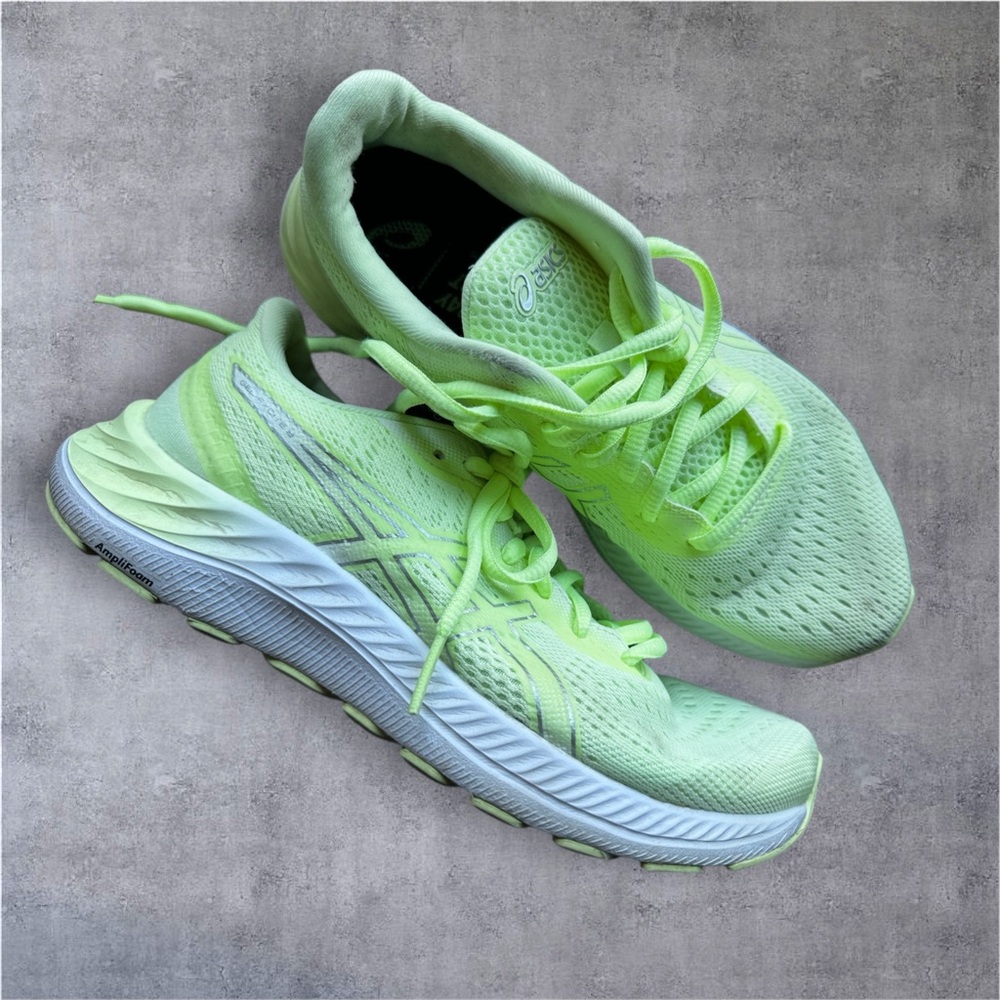 Women's Lime Green Running Shoes ASICS, 6.5